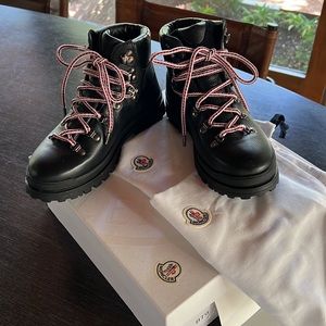 Brand new Moncler hiking boots